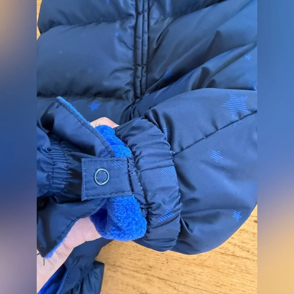 Baby gap down bunting suit with attached booties 6 months to 12 months